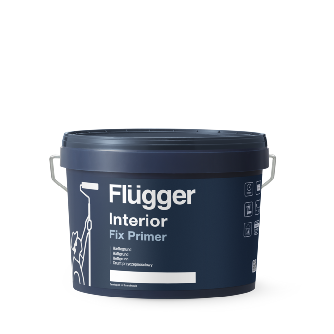 Flügger Interior Fix Primer Vit_3 L