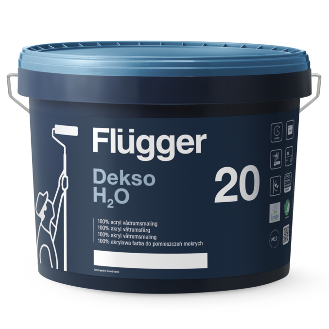 Flügger Dekso 20 H2O Flügger White / Base 1_9,1 L