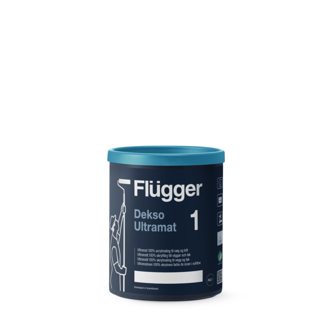 Flügger Dekso 1 Ultramat Flügger White / Base 1_0,7 L
