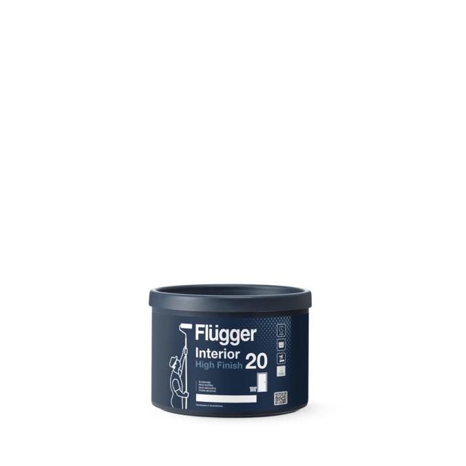 Flügger Interior High Finish 20 Råvit S0500-N_0,38 L