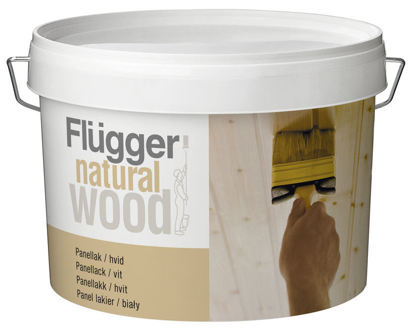 Flügger Panellack Vit_3 L