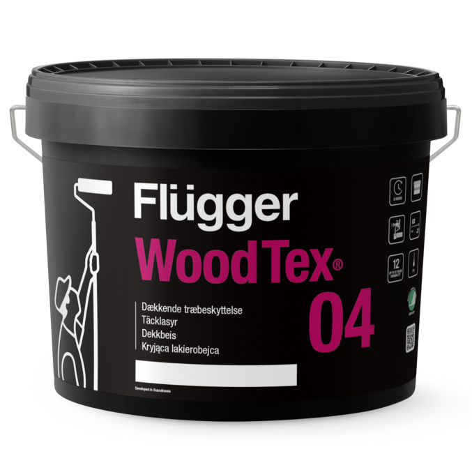 Flügger 04 Wood Tex Bas 4_9,1 L