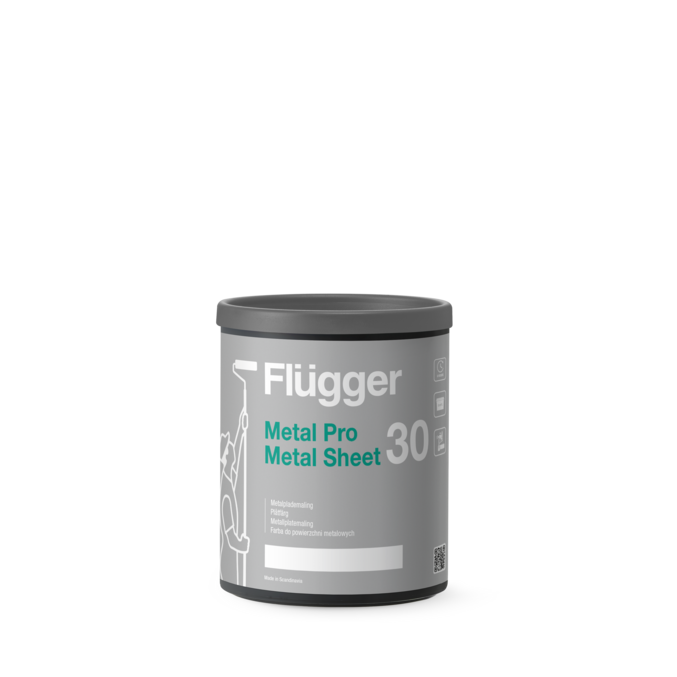 Flügger Metal Pro Plåtfärg Bas 4_2,8 L