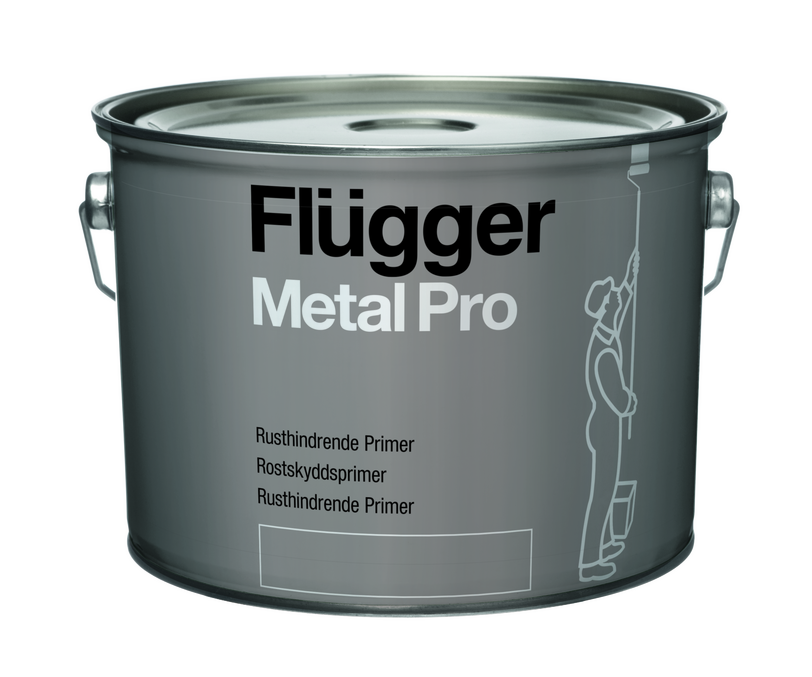 Flügger Metal Pro Rostskyddsprimer Röd_3 L