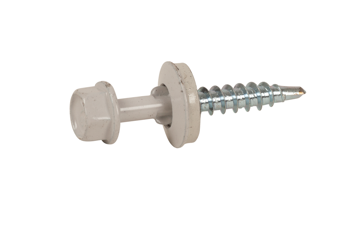 Farmarskruv borrspets vingar Med bricka ral7047 4,8x35 100