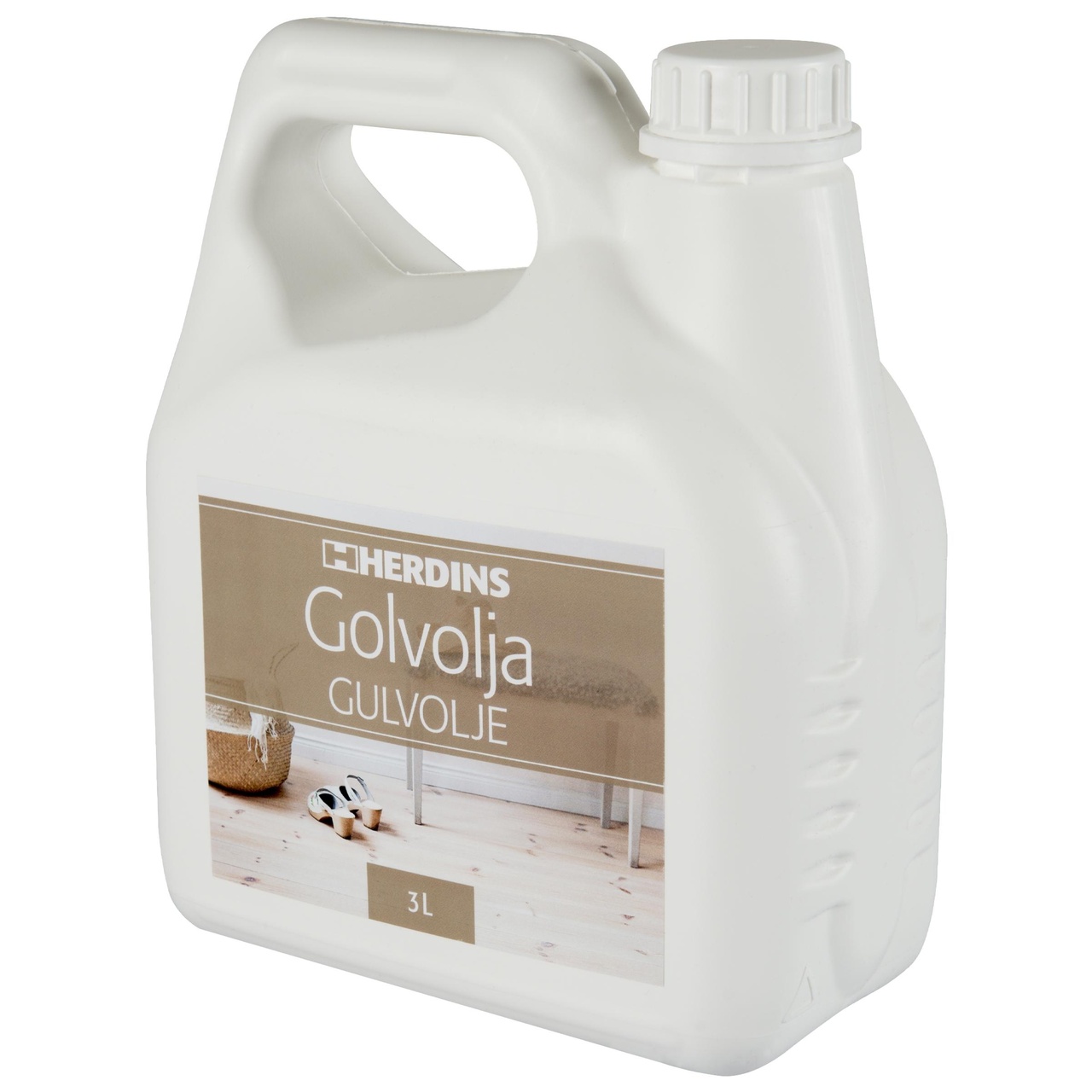 Golvolja Vit 3L