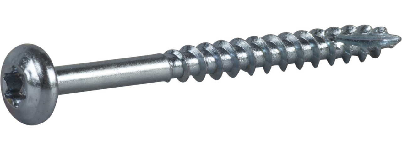 Träskruv essdrive kullrigt Huvud fzb 4,0x45