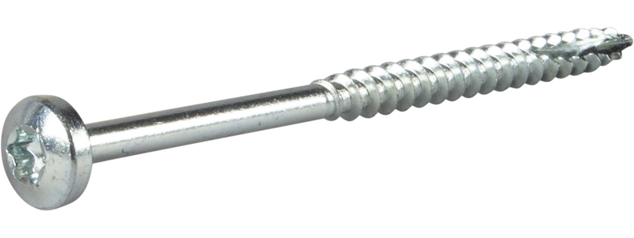 Träskruv cutters kullrigt Huvud fzb 6x100mm