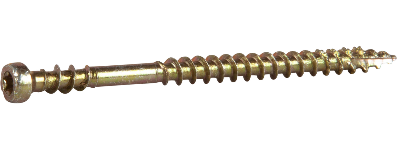 Sockelskruv tx10 gulkromaterad 3,9x57
