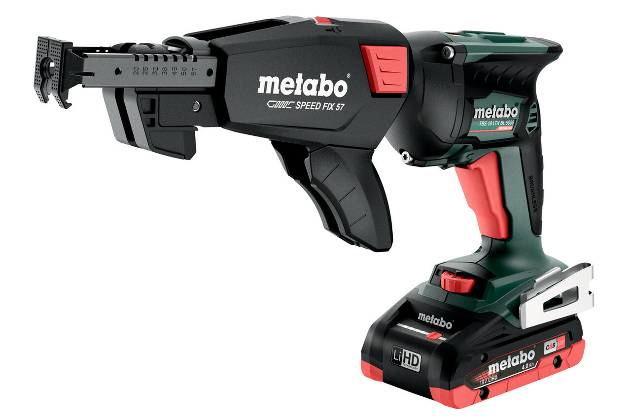 Skruvautomat hbs18ltxbl5000 Metabo 18v m-box 2x4ah