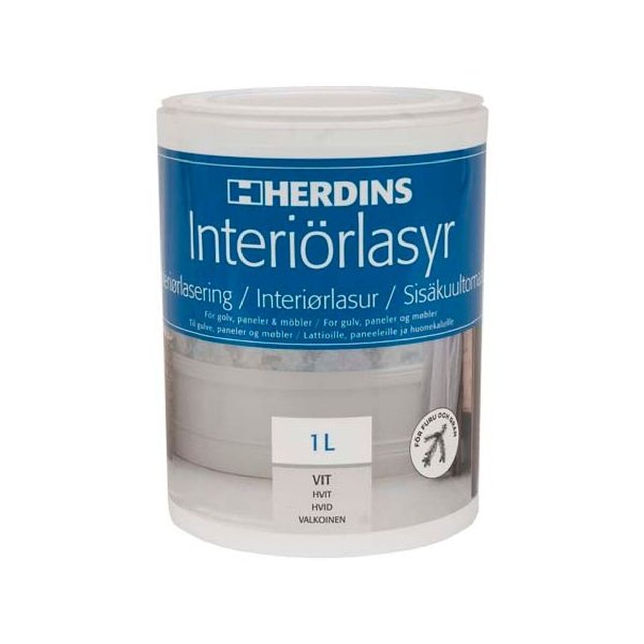 Interiörlasyr Aqua 322 Mellanbrun 1L