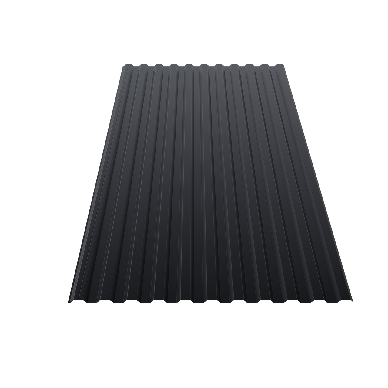 Tak&väggplåt llp20 svart 015 Pe 1000x4000x0,5mm