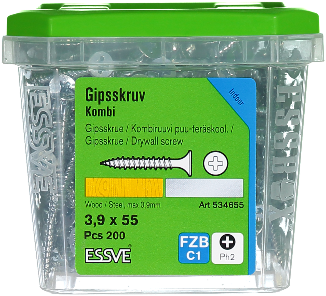 Gipsskruv 3,9x55