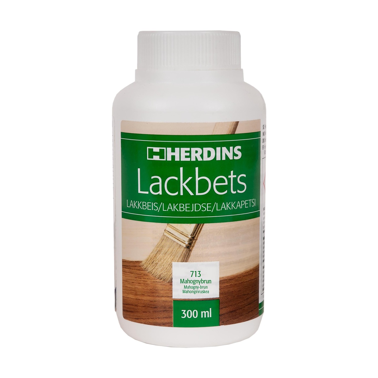 Lackbets 713 Mahognybrun 300 ml