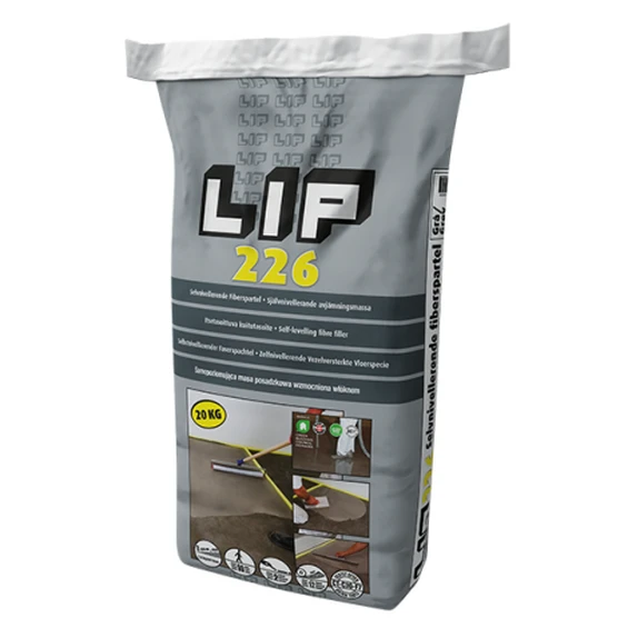 Avjämningsmassa lip 226 Fiberspackel 20kg