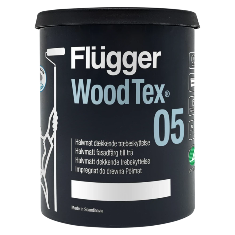 Flügger 05 Wood Tex Flügger White / Base 1_0,7 L