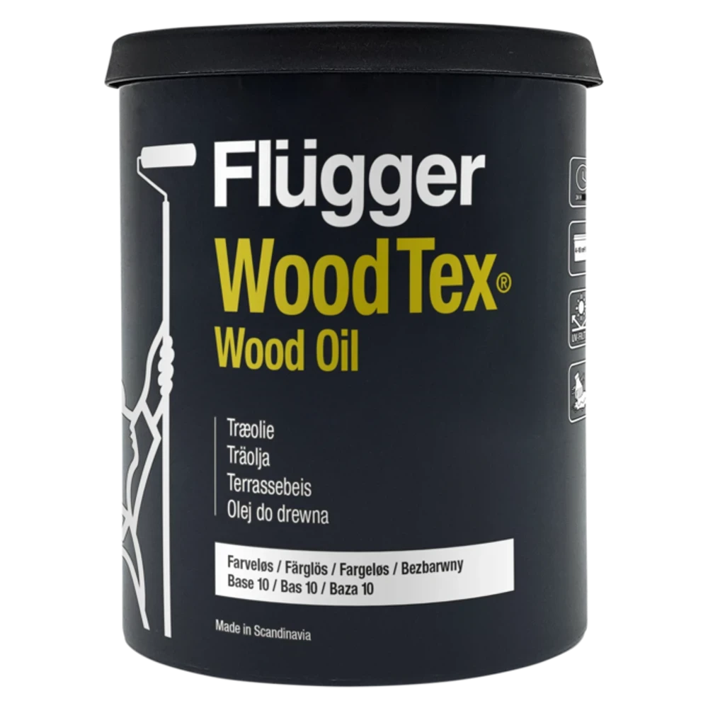 Flügger Wood Tex Wood Oil Färglös / Bas 10_0,7 L