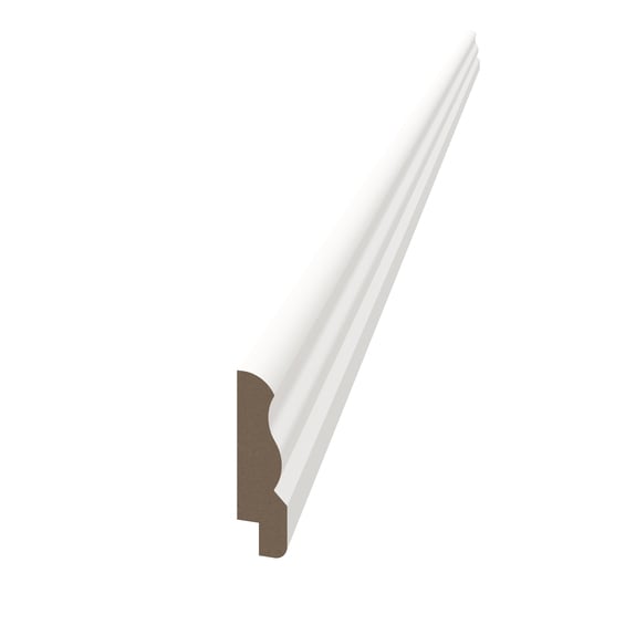 Bröstlist regina allmoge vit s 0502-y 16x56x2440