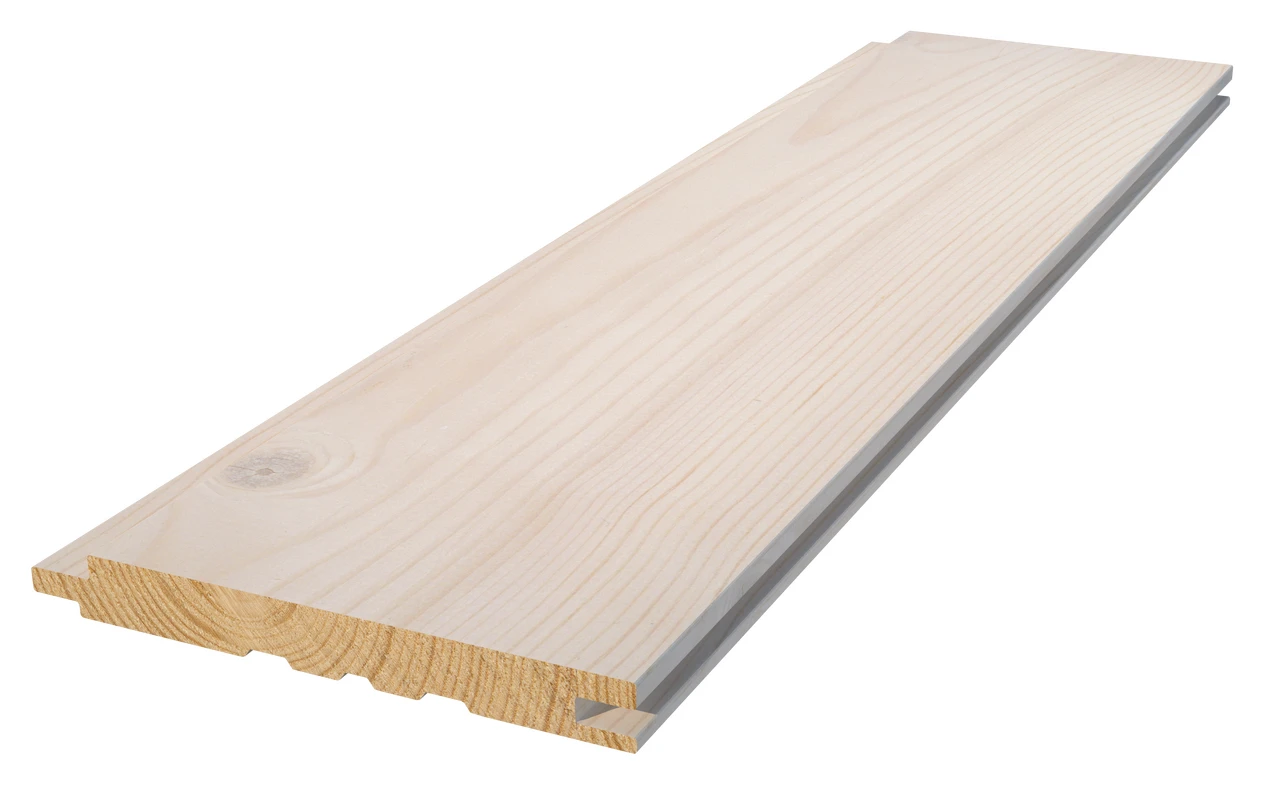 Panel trend slät vitvax Furu ändsp 13x120x3600 8st