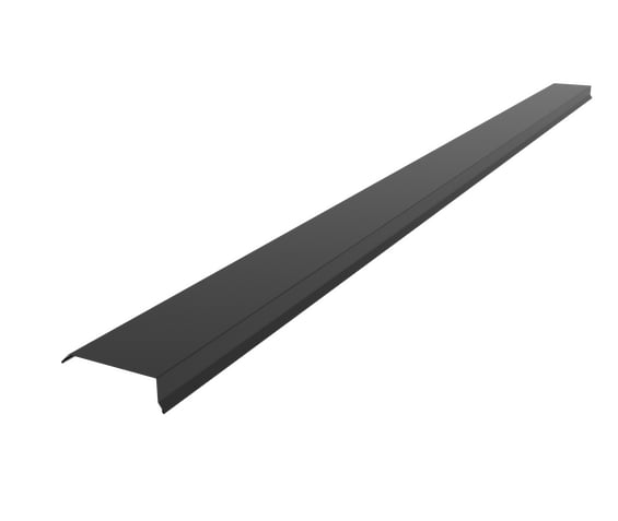 Vattbrädesbeslag vabr svart 015 hbp 105x2000mm