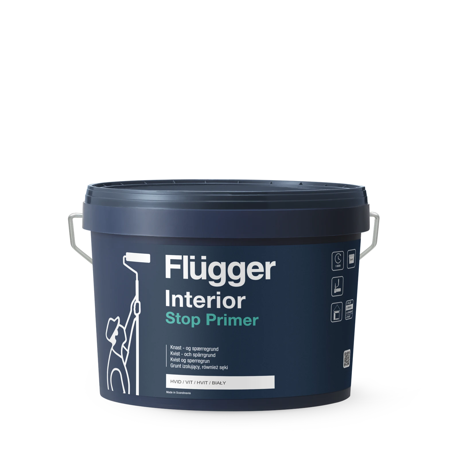 Flügger Interior Stop Primer Vit_3 L
