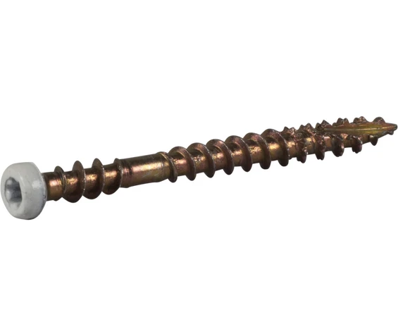 Sockelskruv tx10 vitlackerad 3,9x42